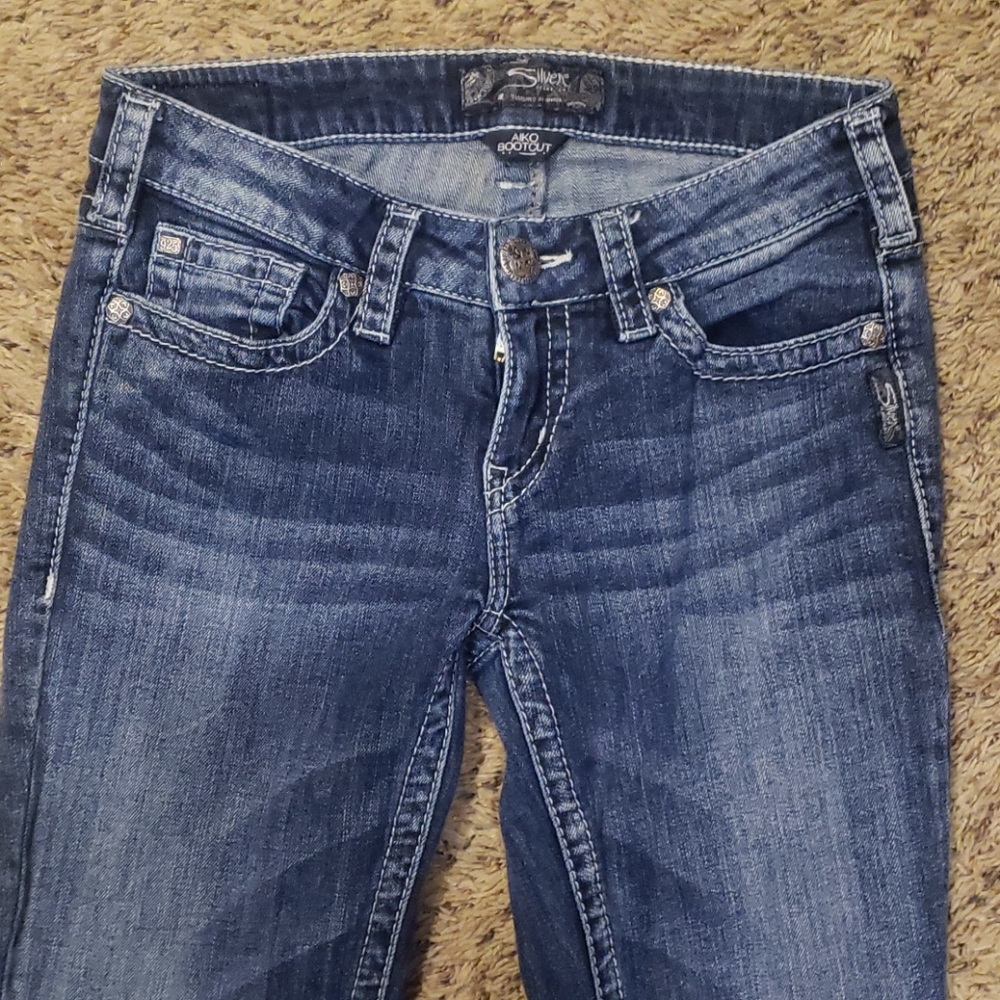 Silver Aiko Bootcut Jeans - Picture 3 of 8